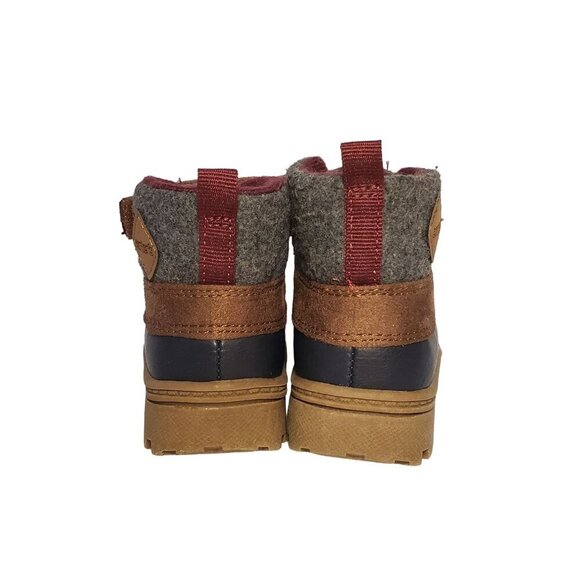 EUC Carter's Boys Freddie Duck Boot Tan/Navy Infant Size 5M - Picture 4 of 7